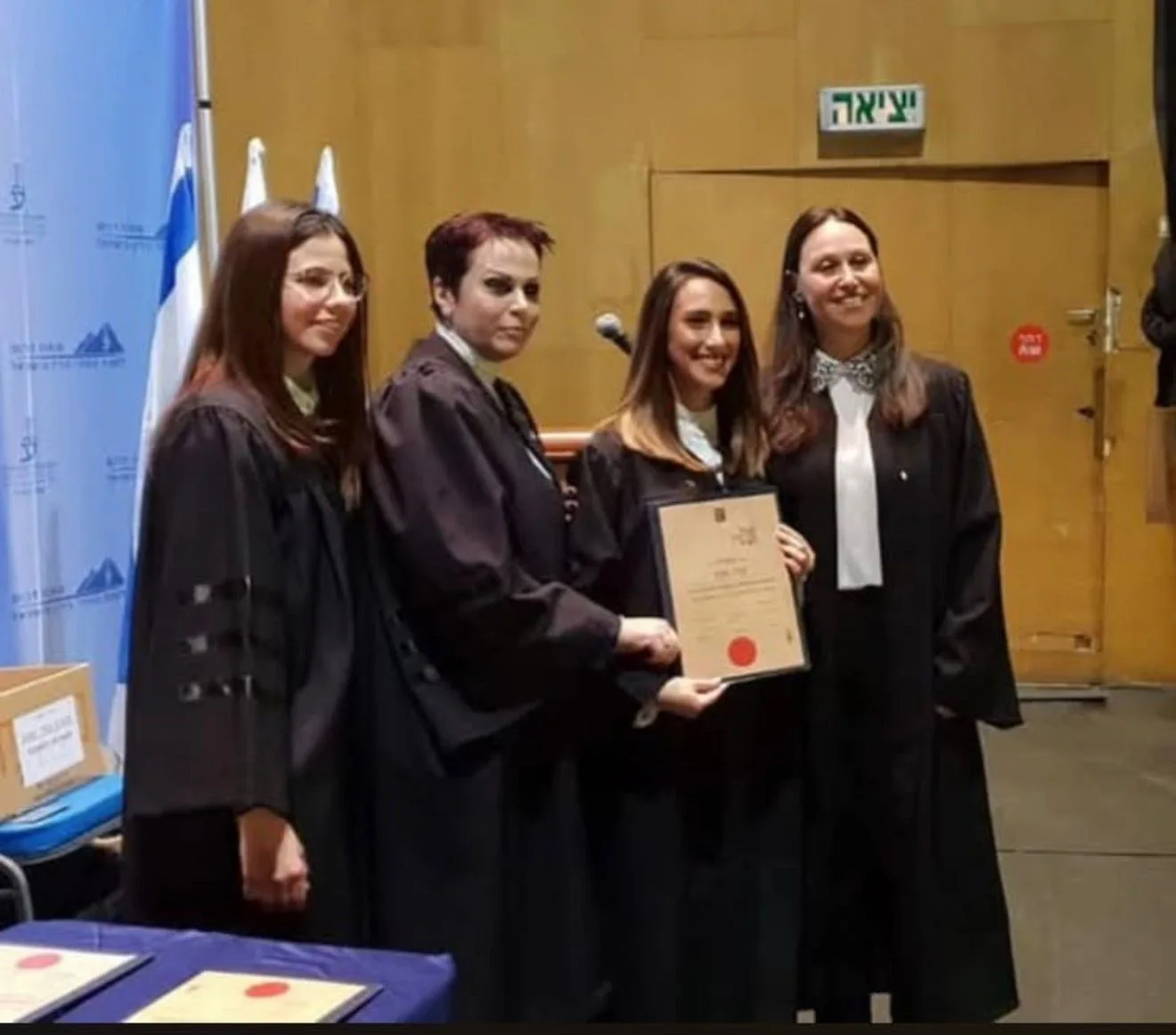 עדן שור בטקס הסמכה